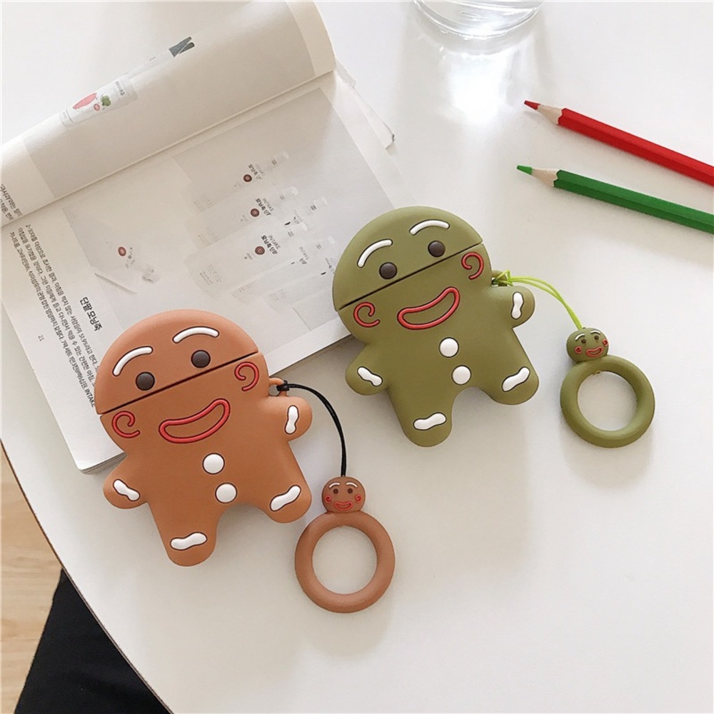 Gingerbread Man with Pendant AirPods Case Cover